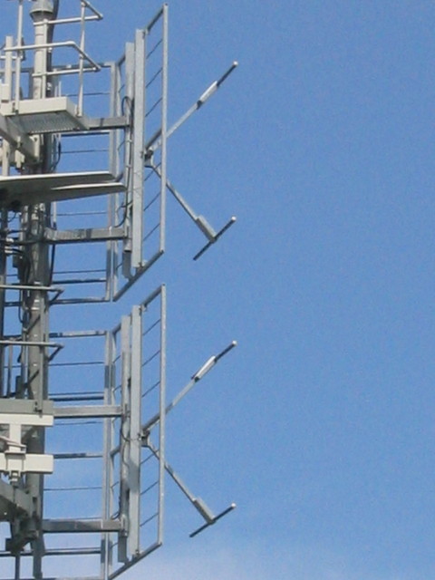 Double panneau d'antenne VHF (FM).