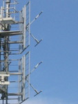 Double panneau d'antenne VHF (FM).